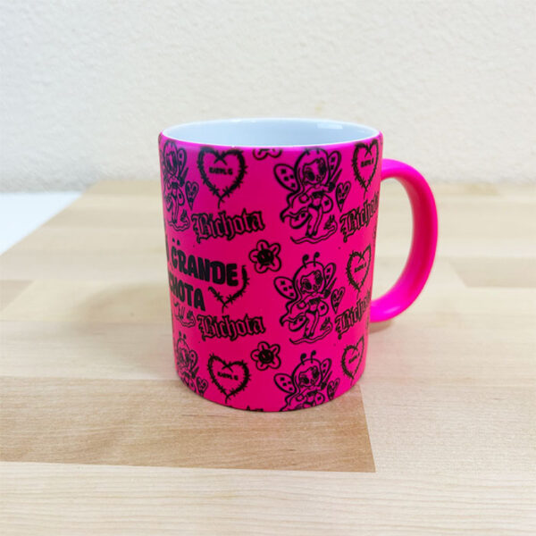 Taza Personalizada Mate Neon - Fucsia Karol G