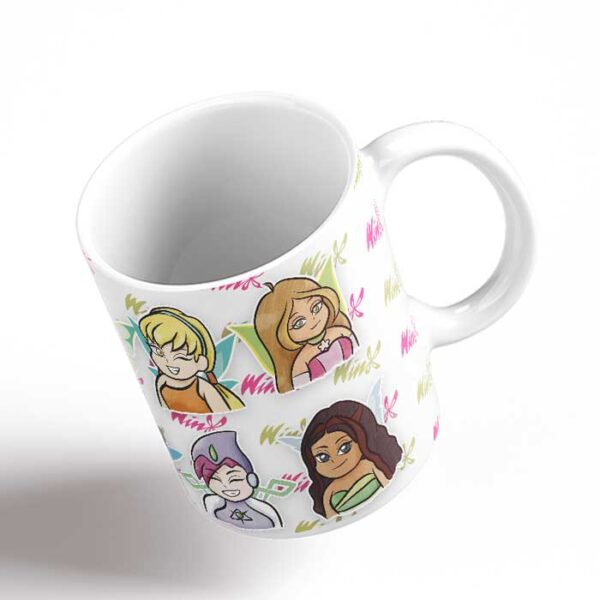 Taza Personalizada - Ilustración Winx