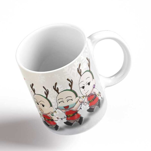 Taza Personalizada - Especial Navidad Mariconchis con traje