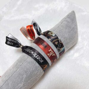 Pulseras de Tela Personalizada - Con cierre metálico