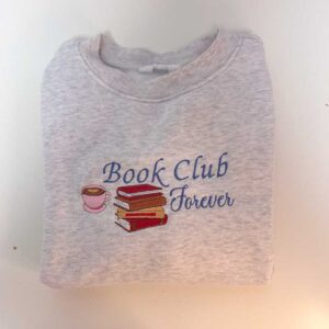Sudadera Bordada - Book Club