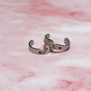 Anillos Pareja Personalizado - Grabado Láser