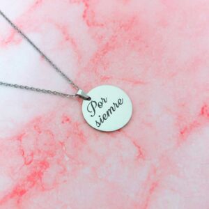 Collar de medalla personalizado - Grabado láser