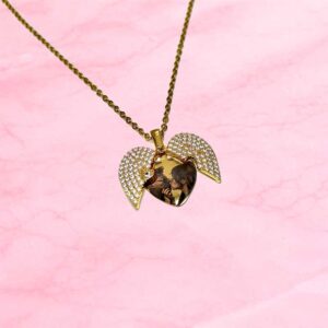 Collar Personalizado Grabado - Alas de ángel