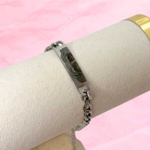 Esclava Personalizada con cadena cubana  - Fotograbado